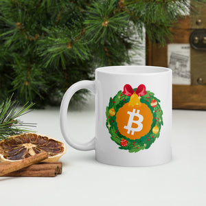 Open image in slideshow, Bitcoin Christmas Mug
